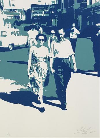 Scarbourgh print on Bristol paper