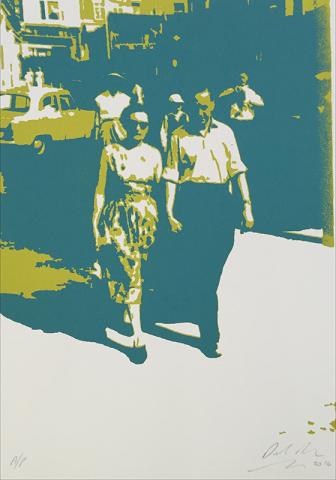 Scarbourgh print on Bristol paper